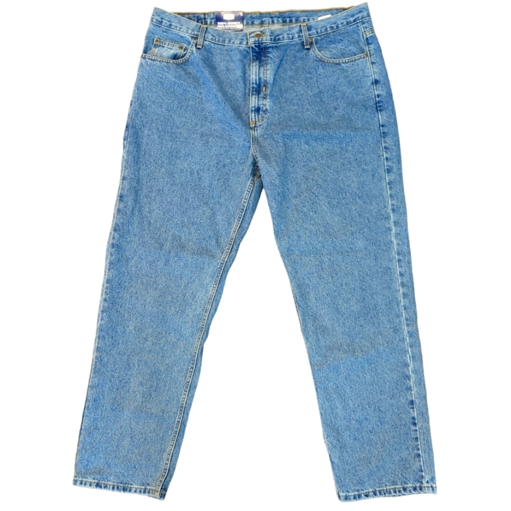 Member's Mark jeans, relaxed fit durable heavyweight denim pants, 42x32 NWT L1